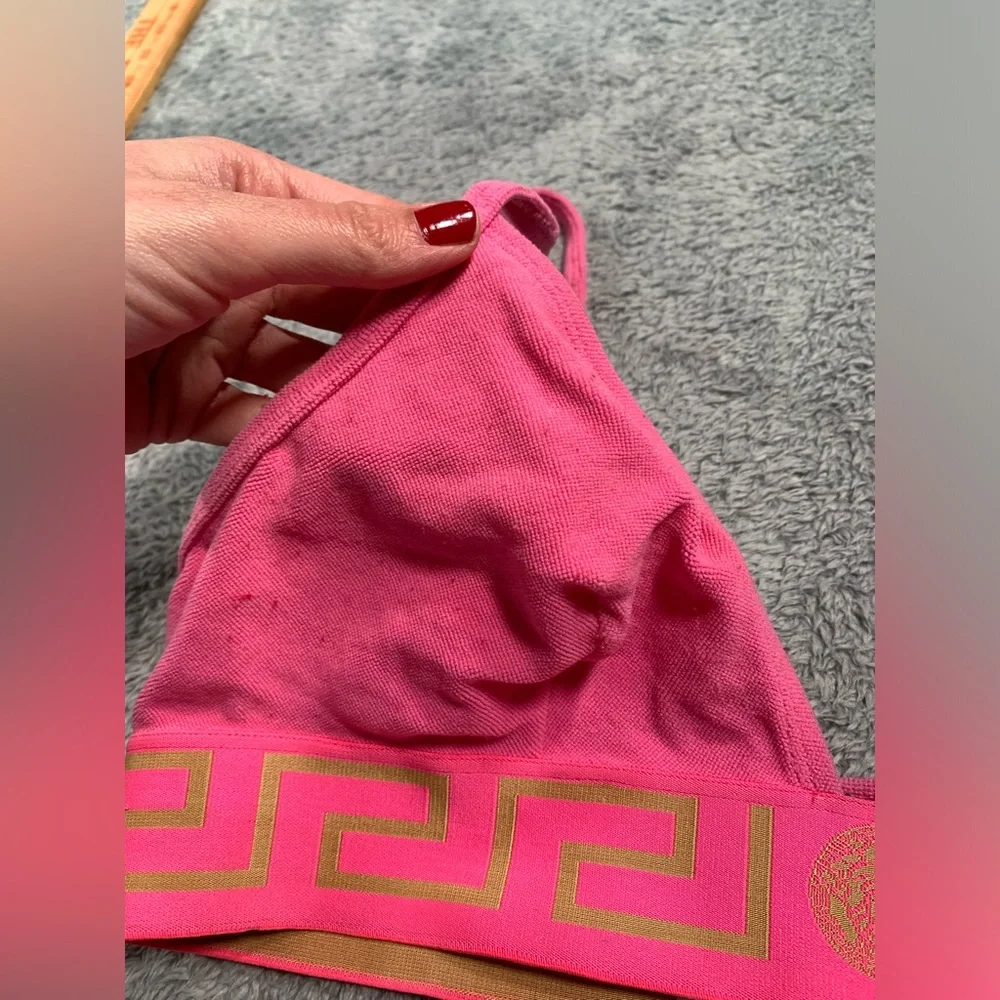 Versace medusa Women's Pink Bralette 4 - Picture 5 of 11